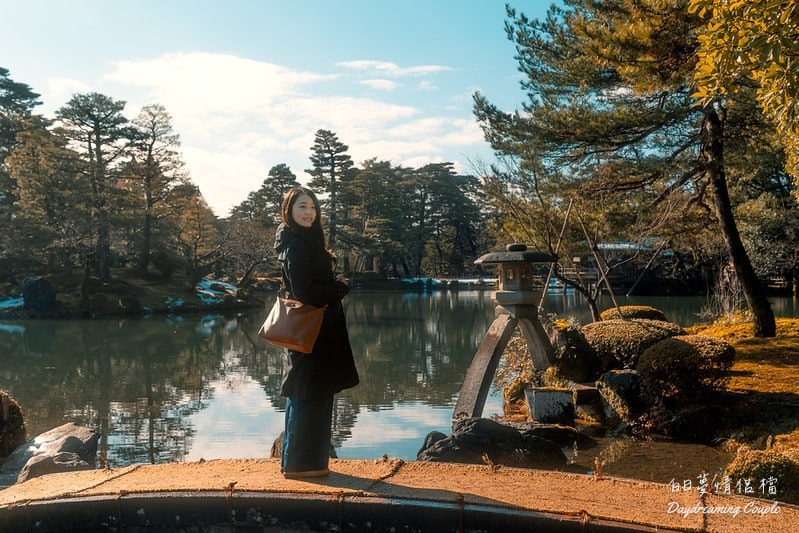 金澤・兼六園・一秒入畫的經典視角！霞之池、虹橋與徽軫石燈籠