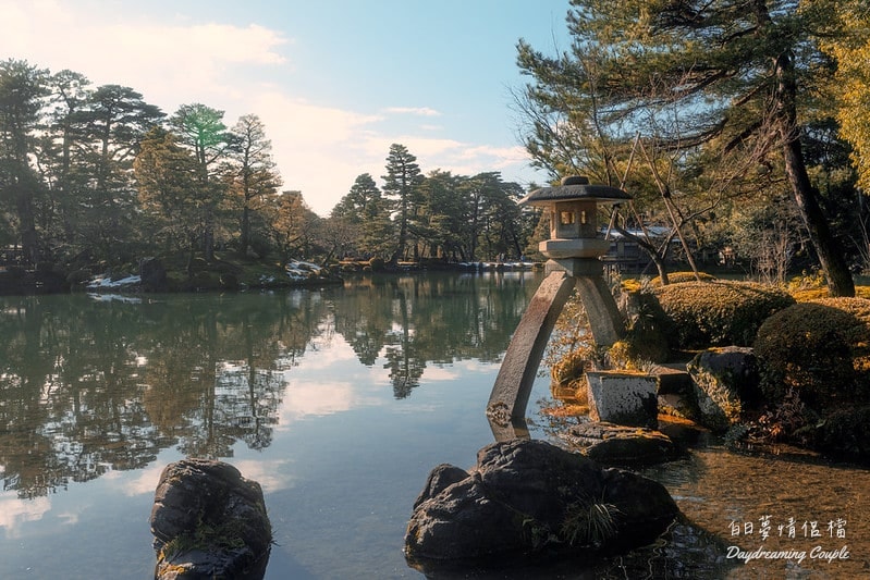 金澤・兼六園・一秒入畫的經典視角！霞之池、虹橋與徽軫石燈籠